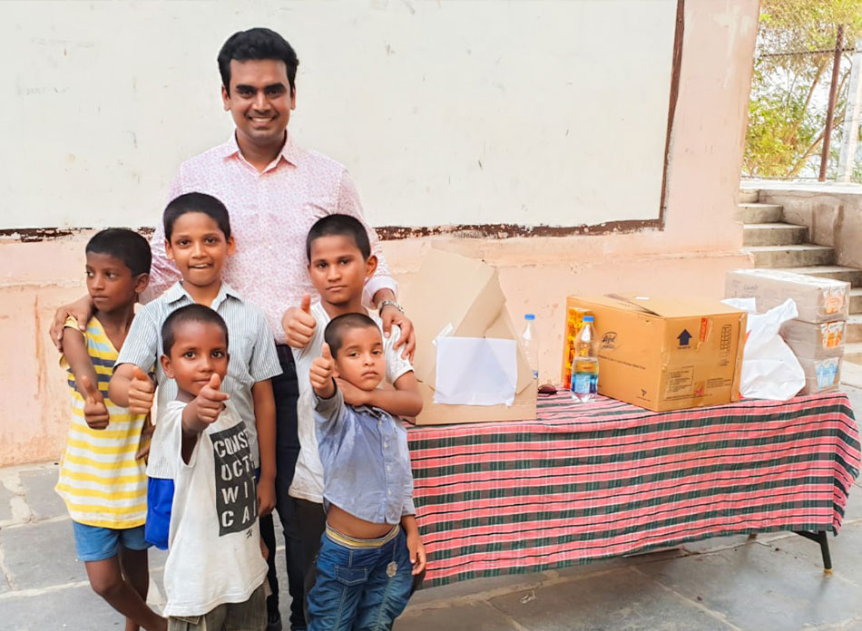 Glint Creatives GSR CSR Initiative – School Kits for Children