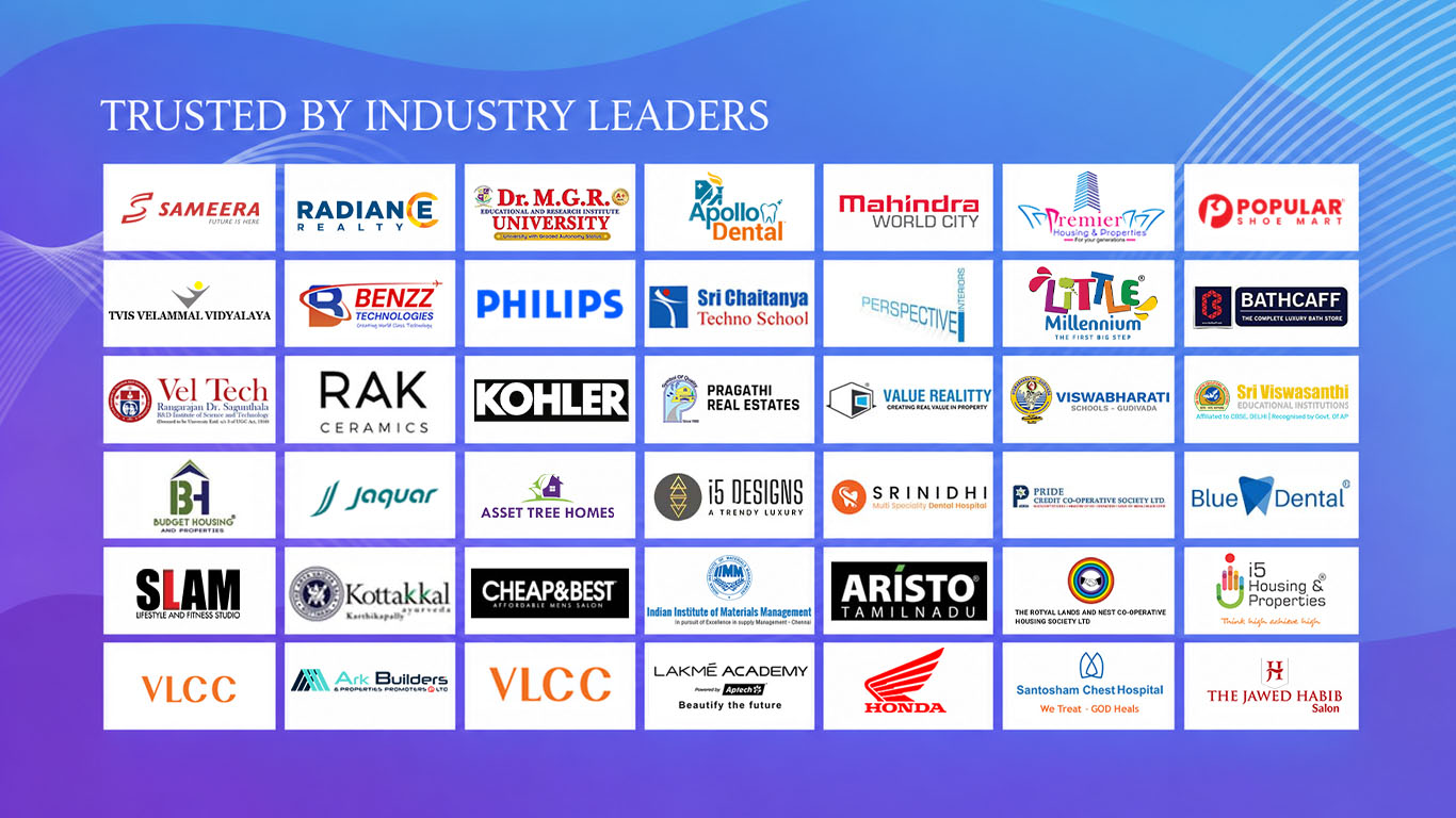 Glint Creatives Presenting some of our clients