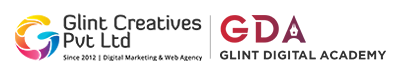 Glint Creatives and Glint Digital Academy logos